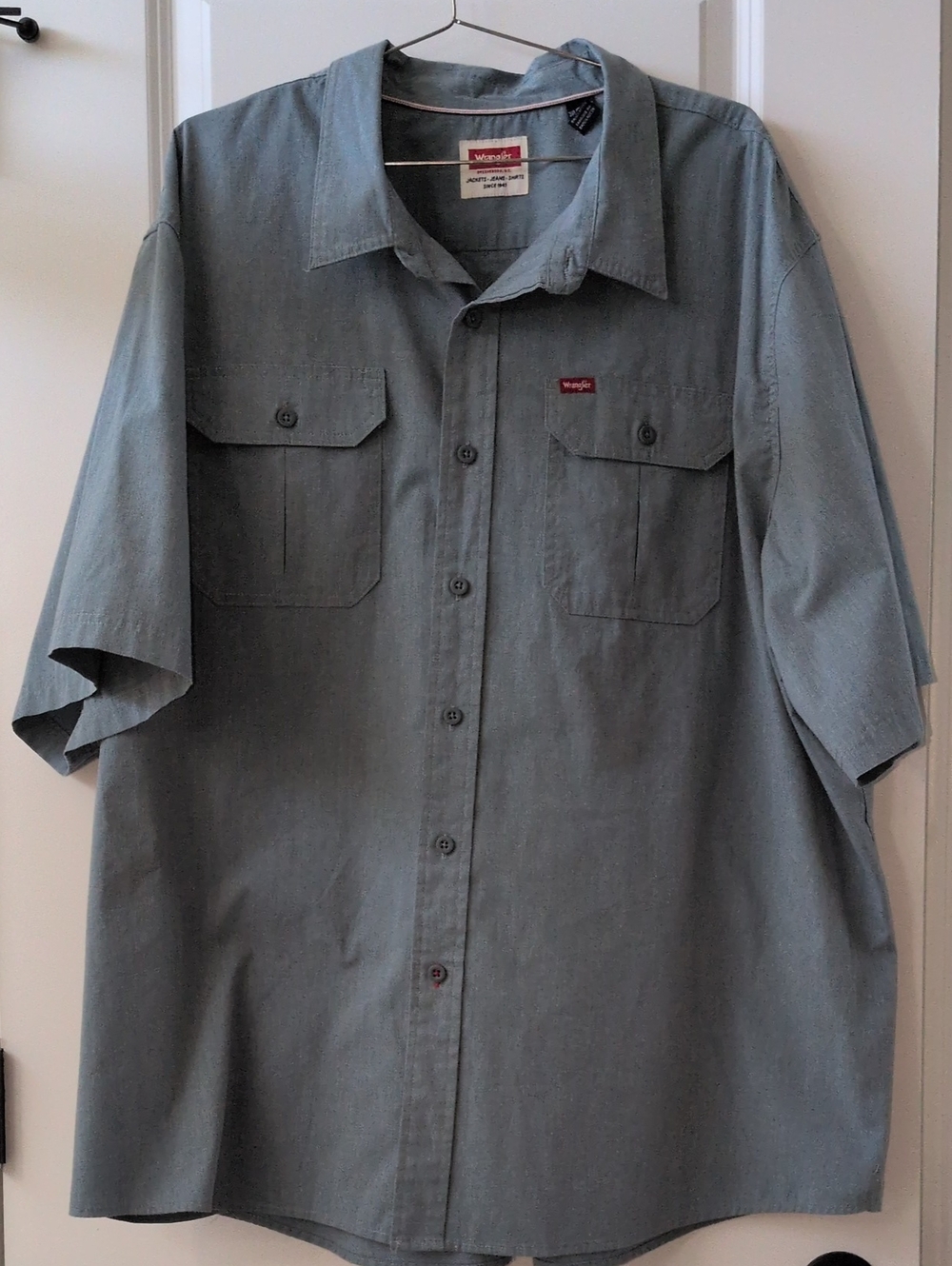Wrangler - Short-Sleeve Button-Down Shirt - 3X